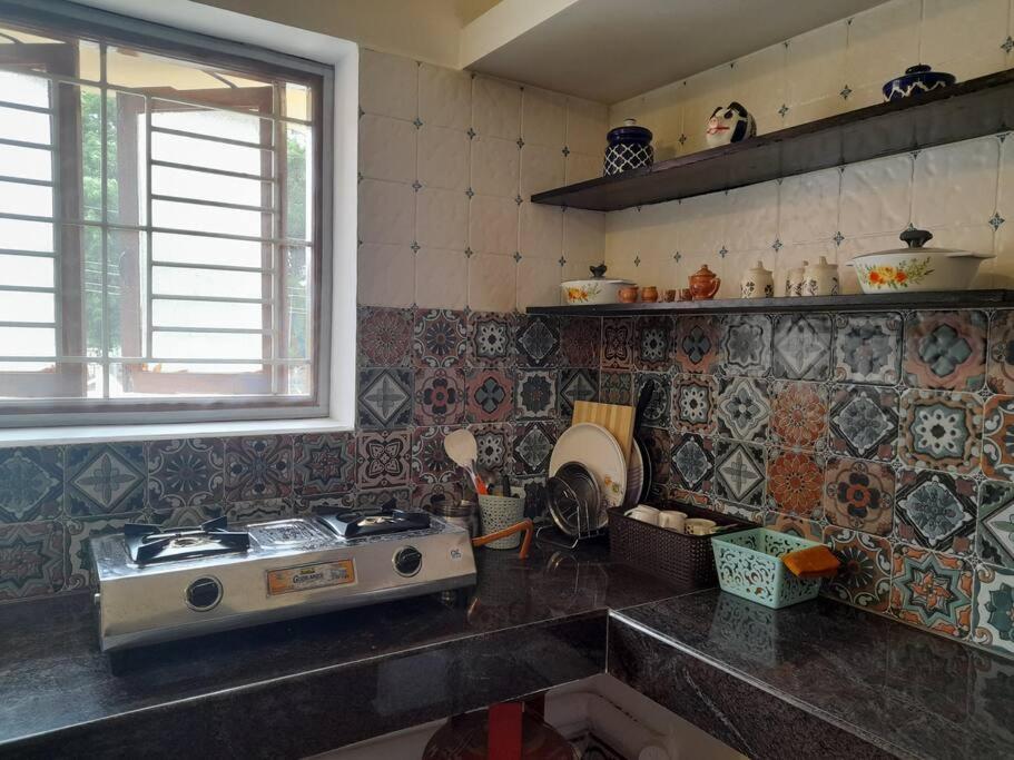 A Chettinad Villa In Coimbatore On The Way To Adiyogi And Nearer To Maruthamalai Luaran gambar