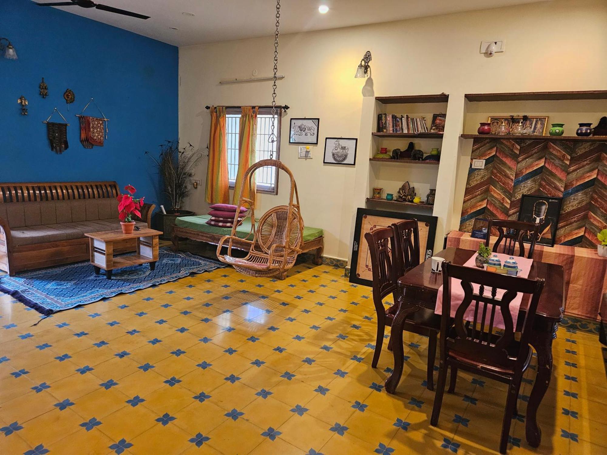 A Chettinad Villa In Coimbatore On The Way To Adiyogi And Nearer To Maruthamalai Luaran gambar